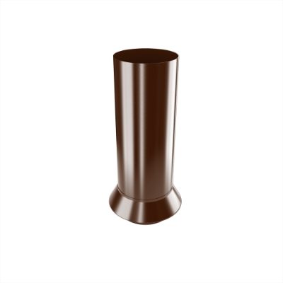 100mm Dia Downpipe Drain Connector (Chocolate Brown)