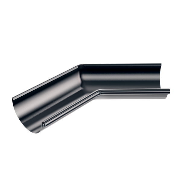 150mm Half Round Internal Angle 135° (Anthracite Grey)