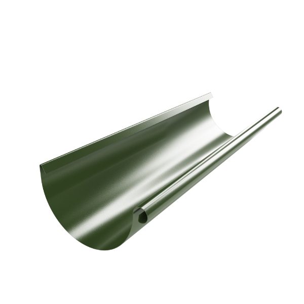 125mm Half Round Gutter 3.00m (Chrome Green)