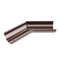 125mm Half Round Internal Angle 135° (Chocolate Brown)