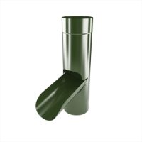 100mm Dia Downpipe Rainwater Diverter (Chrome Green)