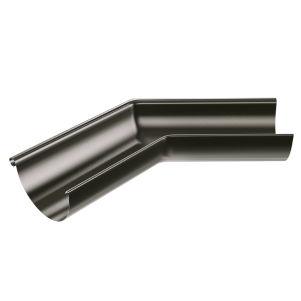 150mm Half Round External Angle 135° (Grey Brown)