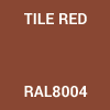 Tile Red - RAL 8004