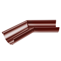 150mm Half Round External Angle 135° (Wine Red)