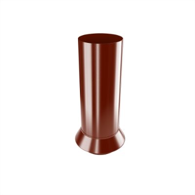 87mm Dia Downpipe Drain Connector (Oxide Red)