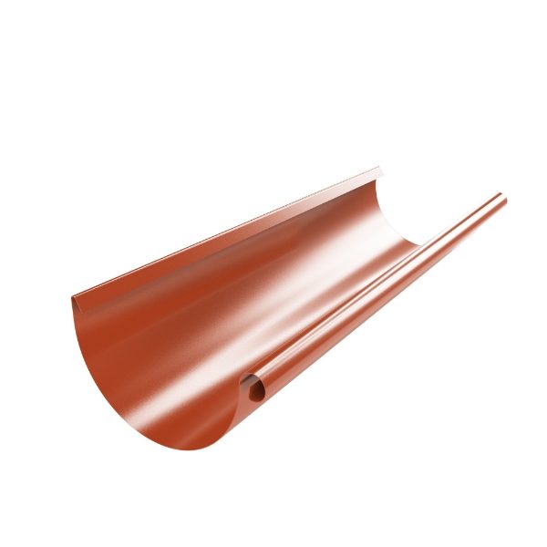 125mm Half Round Gutter 3.00m (Copper Brown)