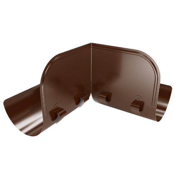 125mm Gutter Overflow Element 90° (Chocolate Brown)